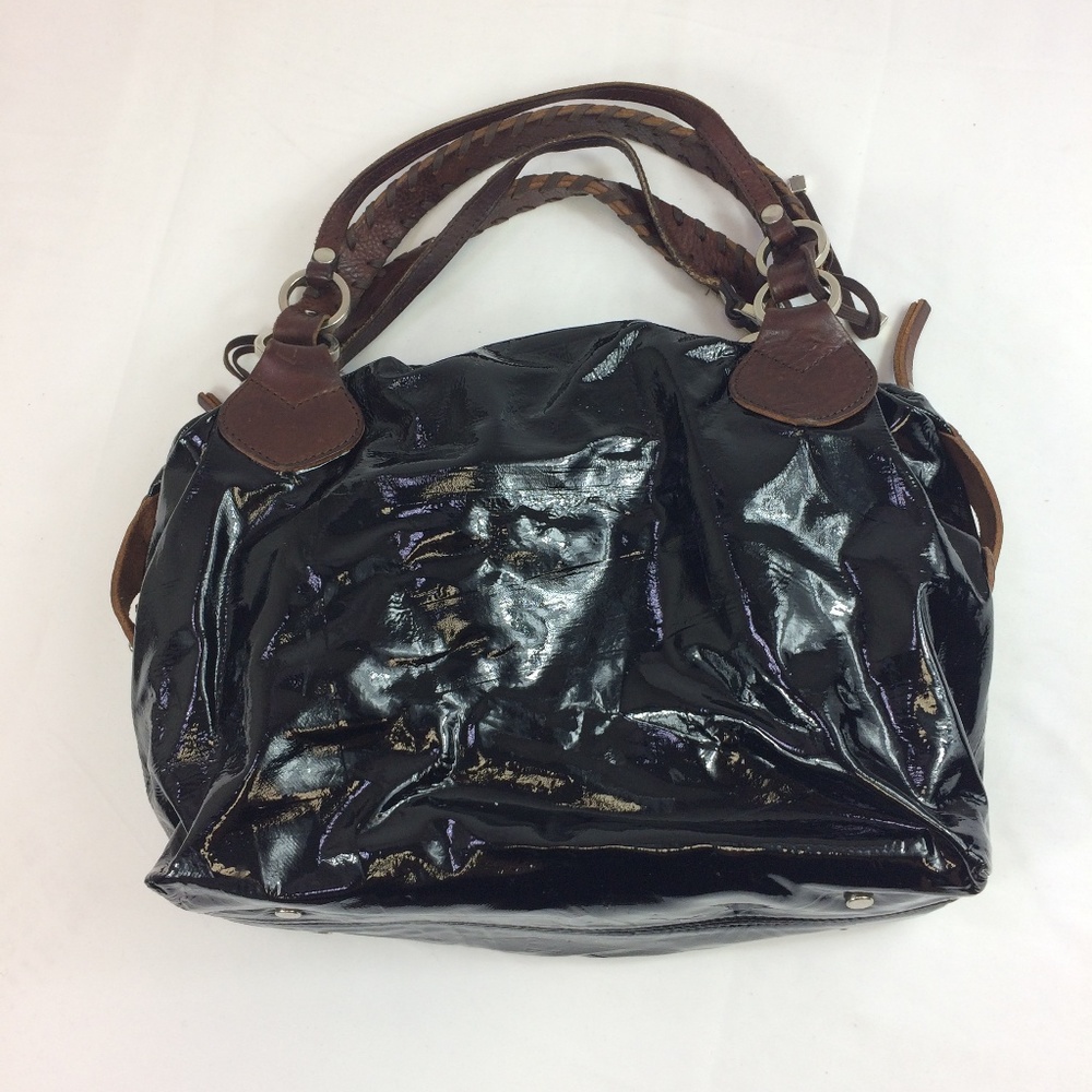 Pauric Sweeney Black Leather shoulder purse